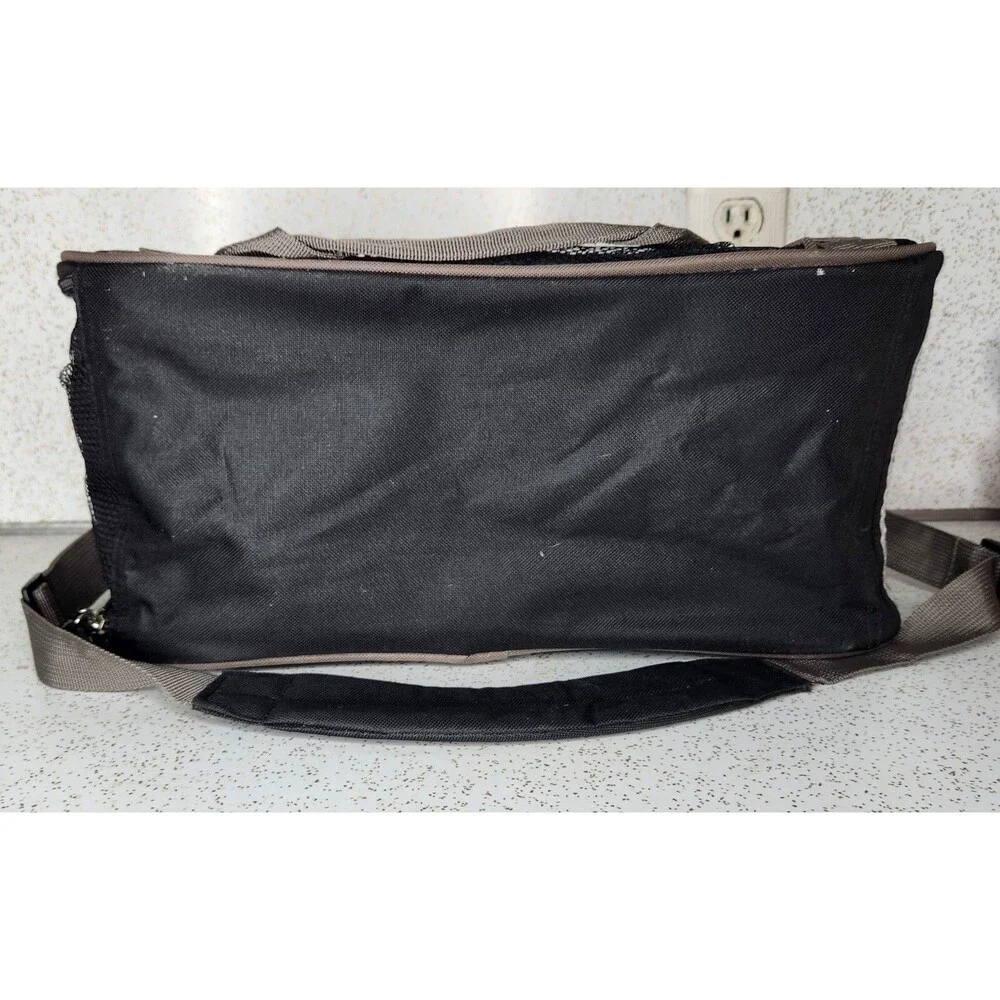 Bergan Comfort Carrier Bag Airline Approved Small Pets Dog/Cat Black Brown